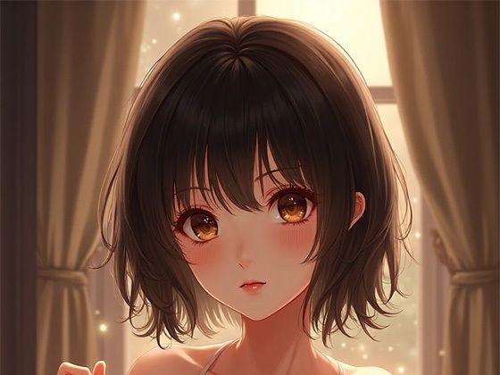 Girl with a short bob