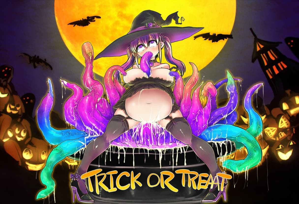 【触手】落ちこぼれ魔女のハロウィンの夜 - サンプル画像 10
