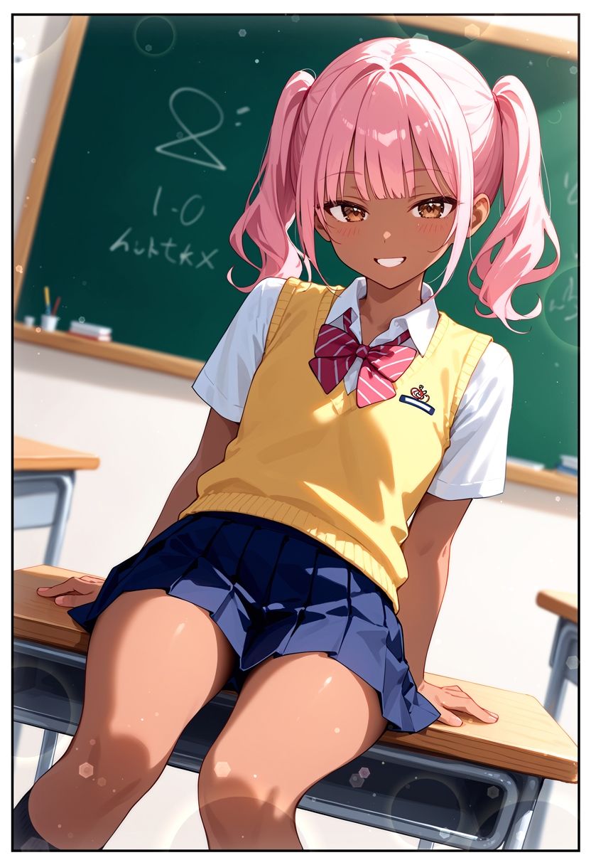 男の娘♂コレクション-黒ギャル男の娘★まことくん- - サンプル画像 1