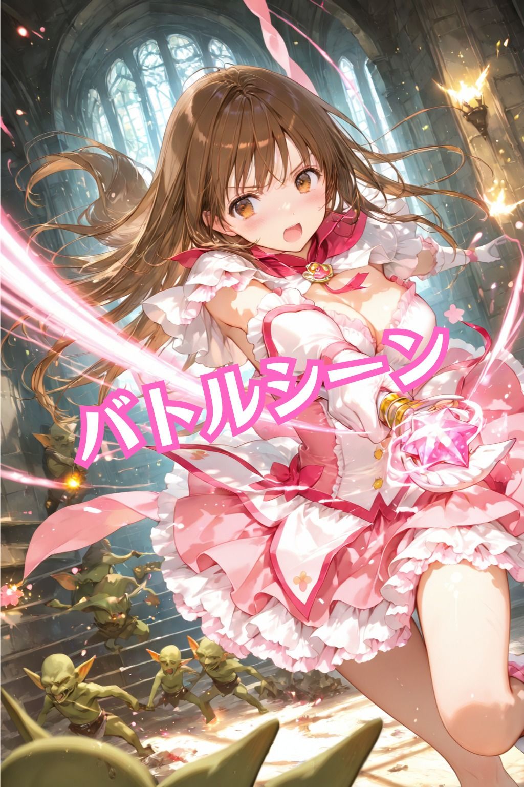 魔法戦士えりな vol.2 触手とゴブリンの巣窟 編 - サンプル画像 3