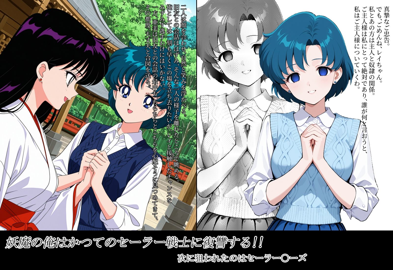 雑魚妖魔の俺がセーラー戦士を堕とすまで2 - サンプル画像 1