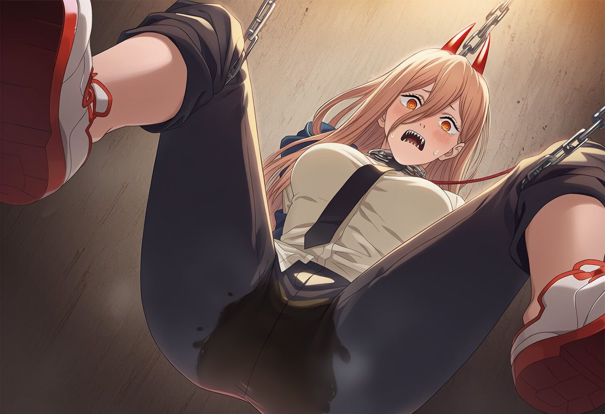 羞恥！監禁されたパ◯ーの拘束！失禁！脱糞 - サンプル画像 2