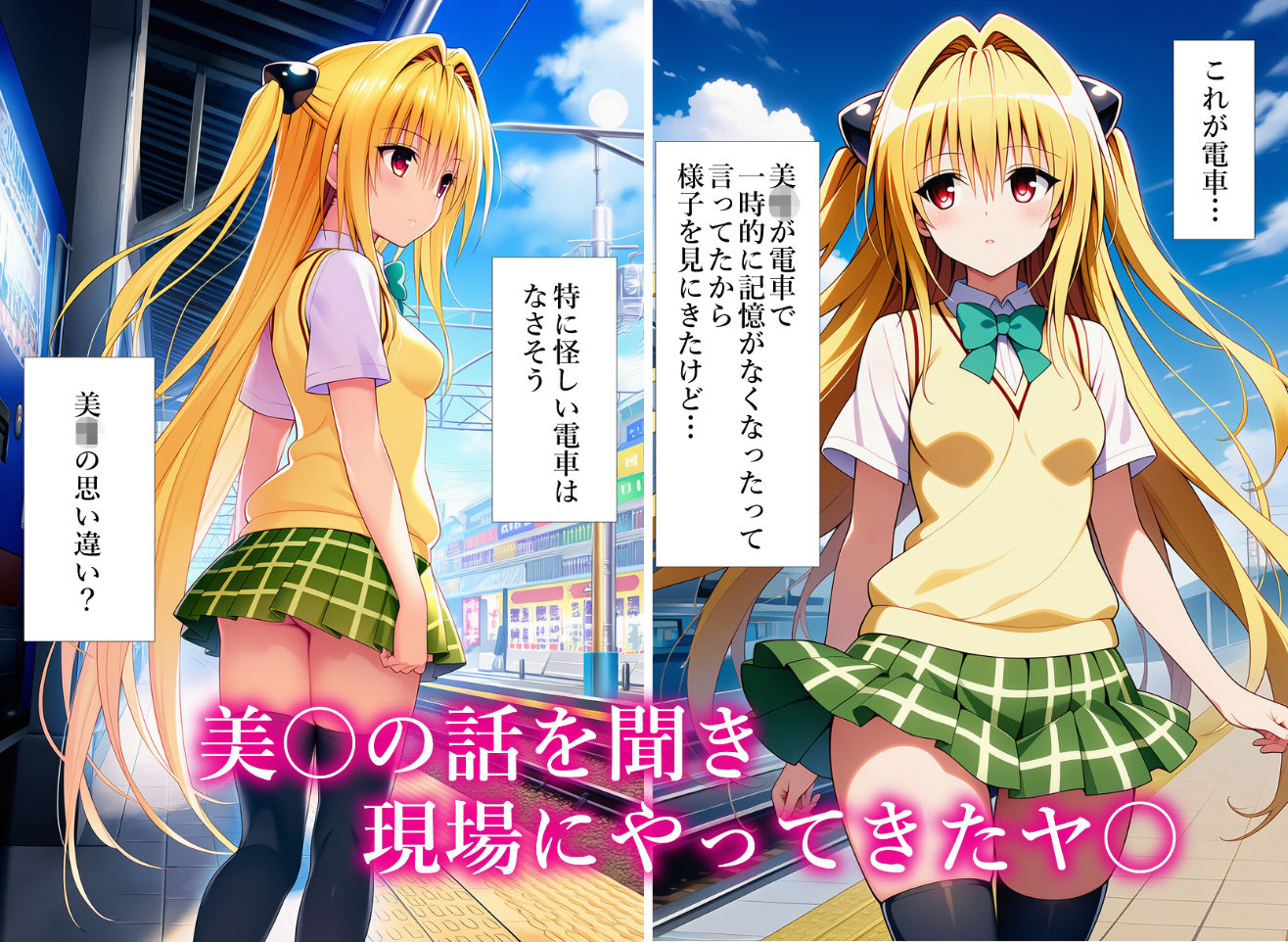 催〇列車  電車に乗っただけなのに  ヤ〇編 - サンプル画像 1