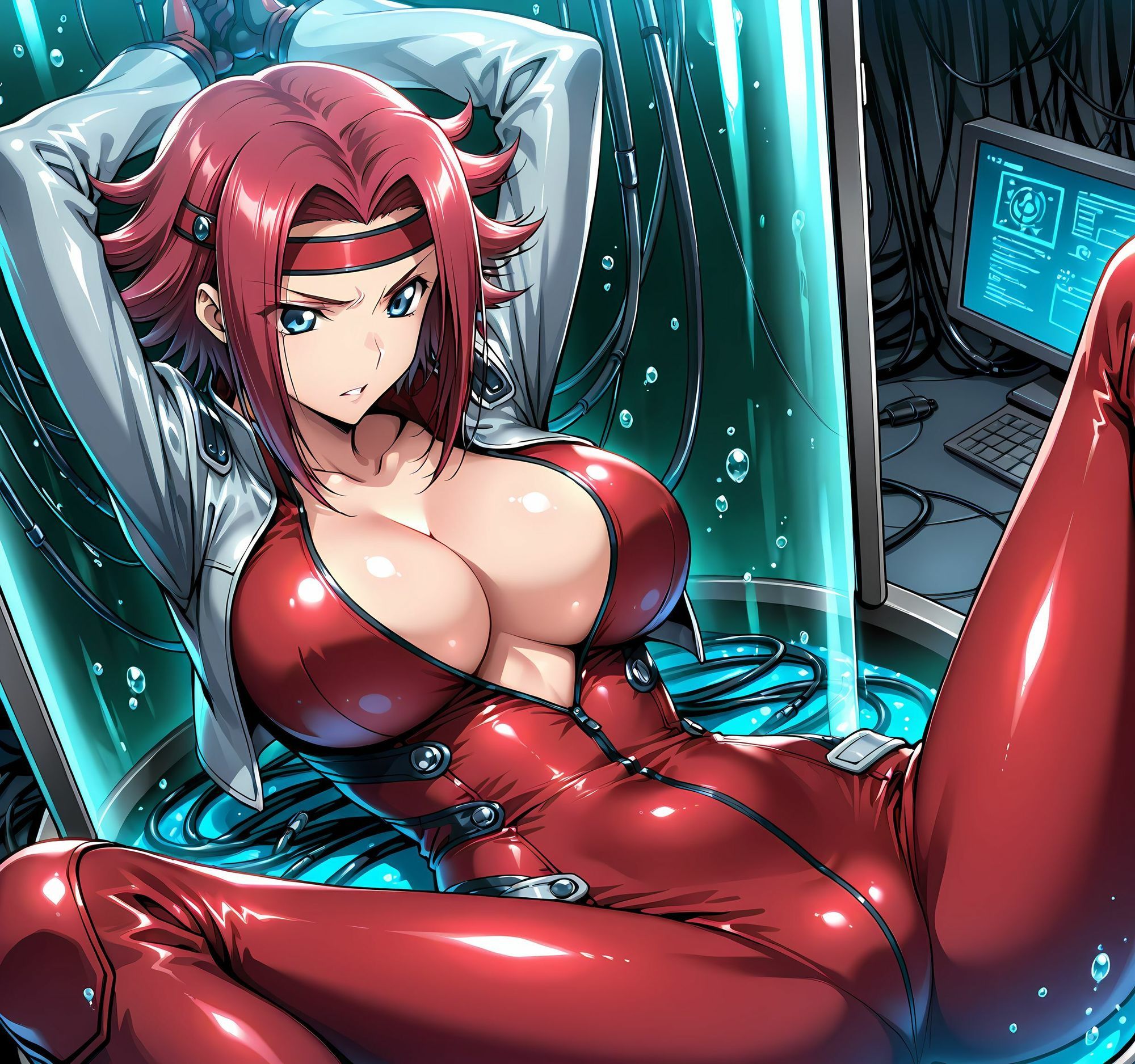 カレン洗脳機械姦・悪堕ち淫乱化搾精 - サンプル画像 4