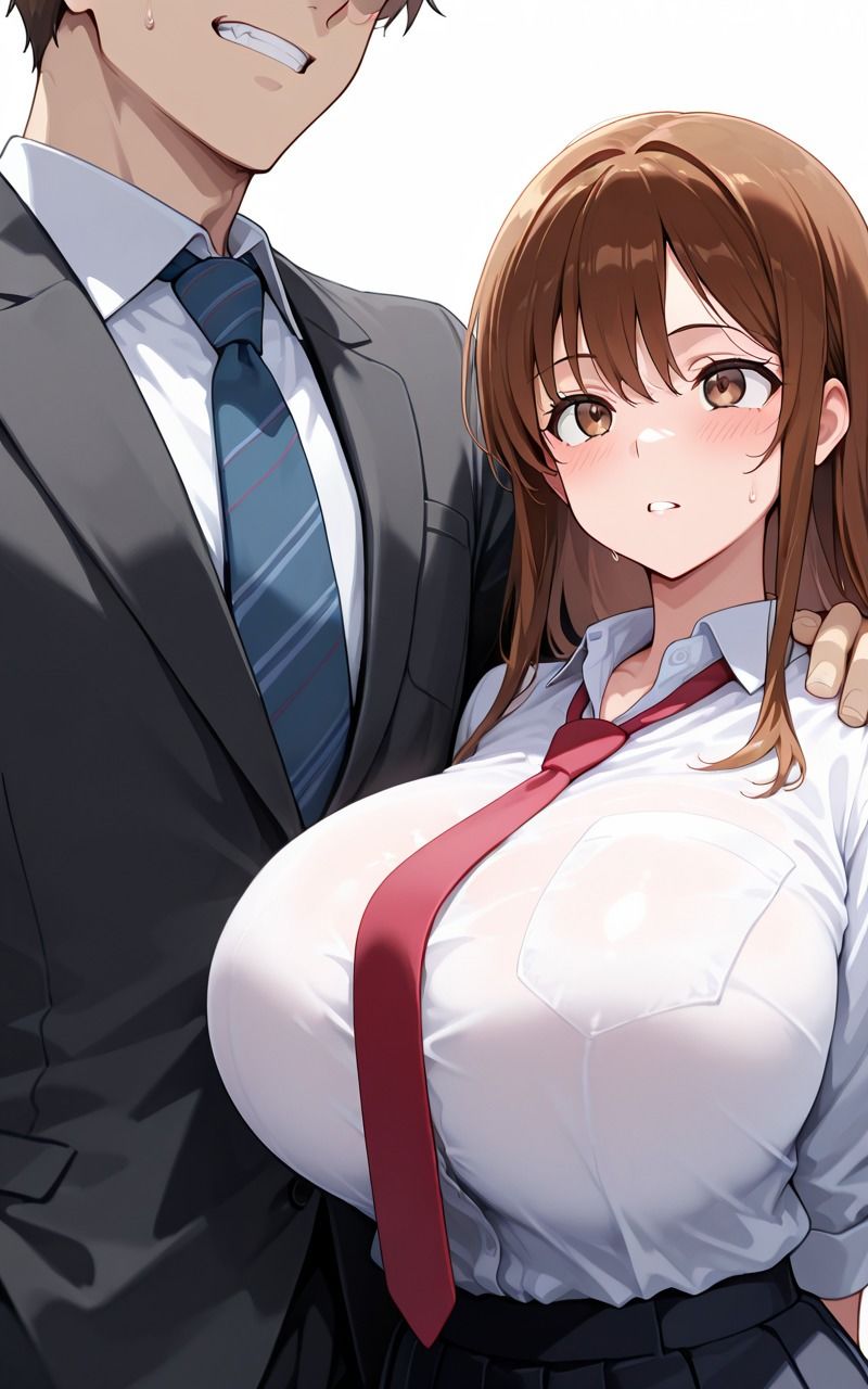 僕のデカすぎちんぽに巨根堕ちする巨乳JK 2 - サンプル画像 1