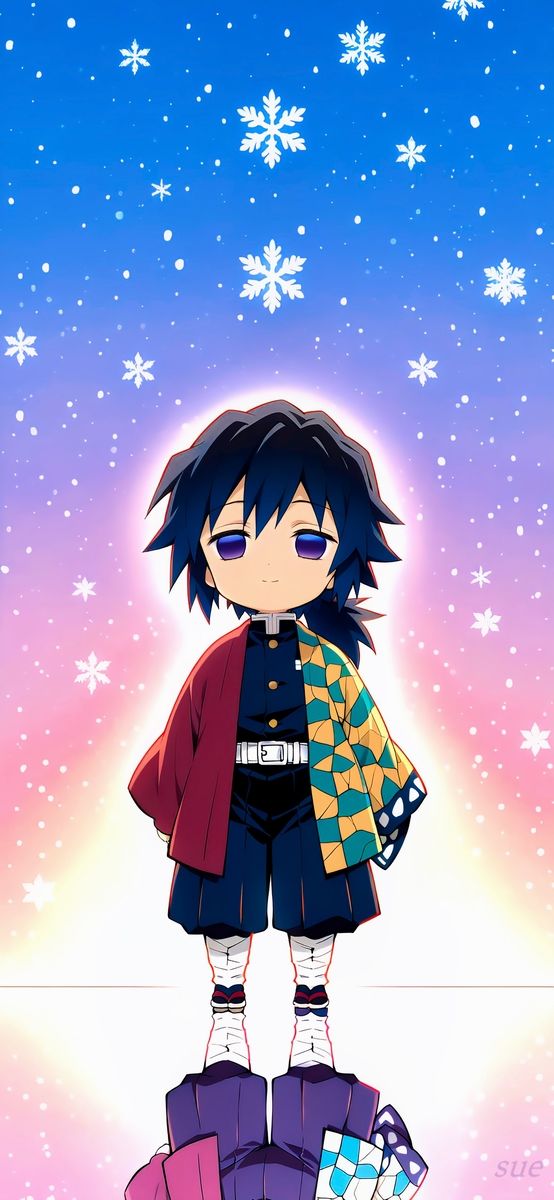 ぎゆしの冬のスマホ壁紙 - サンプル画像 4