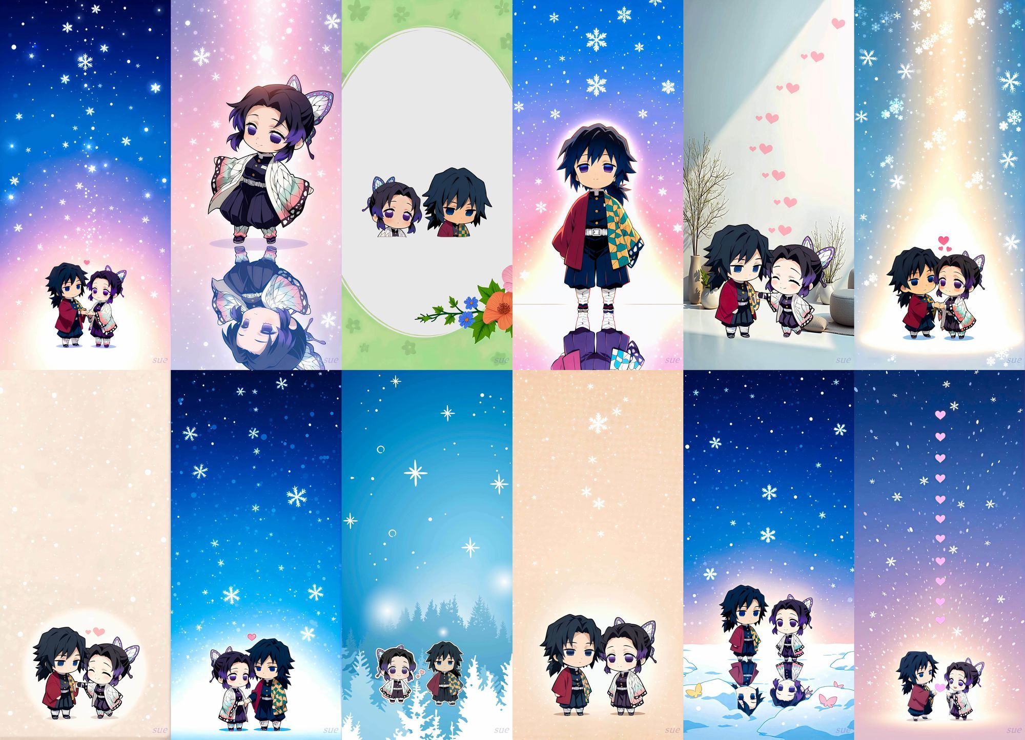 ぎゆしの冬のスマホ壁紙 - サンプル画像 7