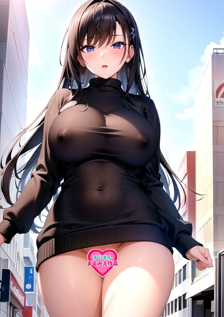 おま●こ丸出し散歩 - サンプル画像 1