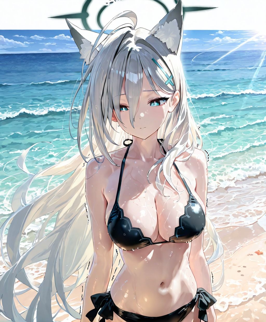 ブルー〇ーカイブ  ク〇コ水着えっち - サンプル画像 1