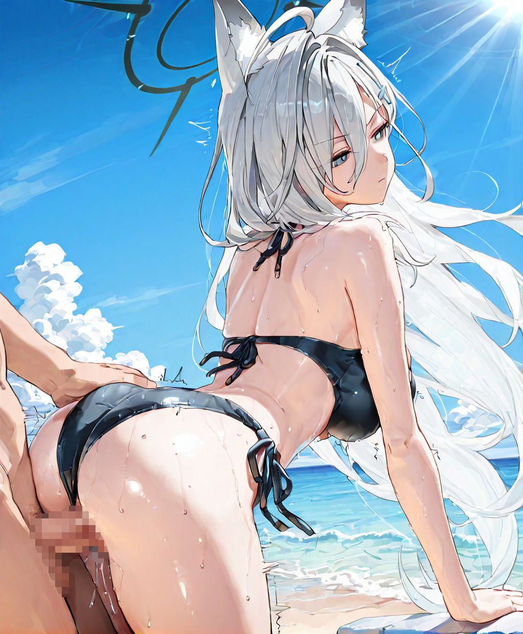 ブルー〇ーカイブ  ク〇コ水着えっち - サンプル画像 5