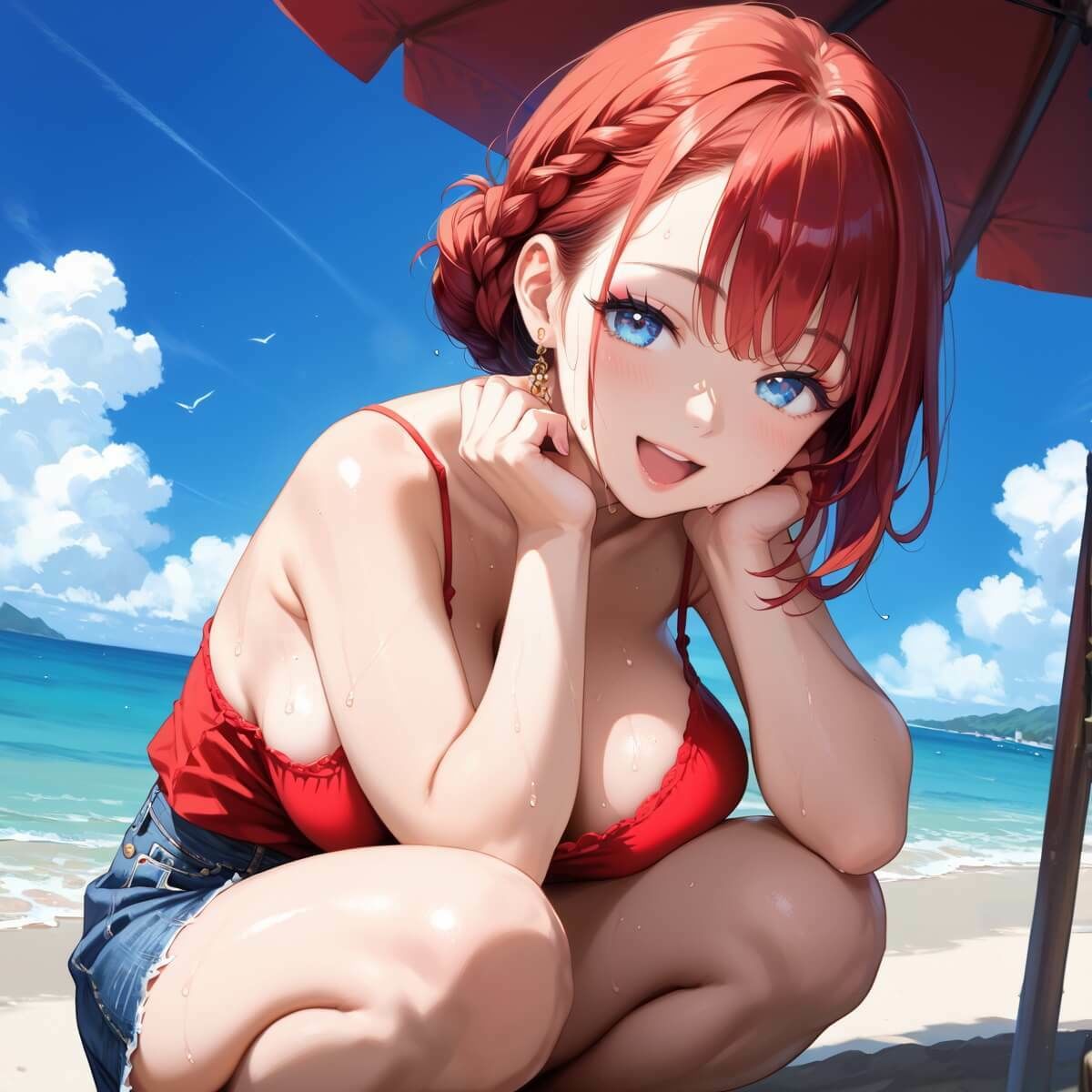 お色気お姉さんとエッチな海の家〜合法パフパフパンパンのお店〜【厳選CG220枚収録】 - サンプル画像 10