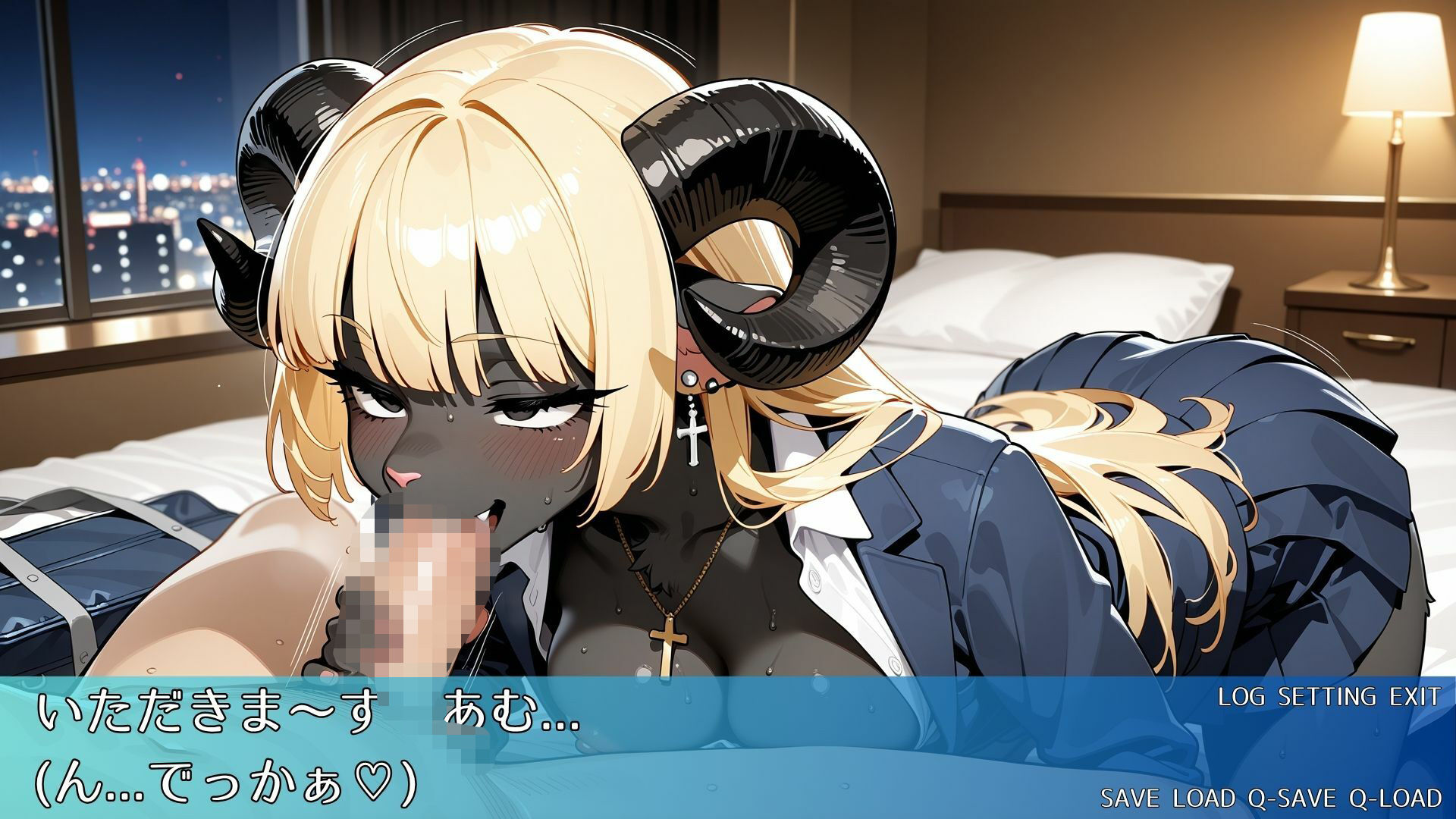 黒ヒツジちゃんがお小遣い稼ぎを頑張るCG集 - サンプル画像 3