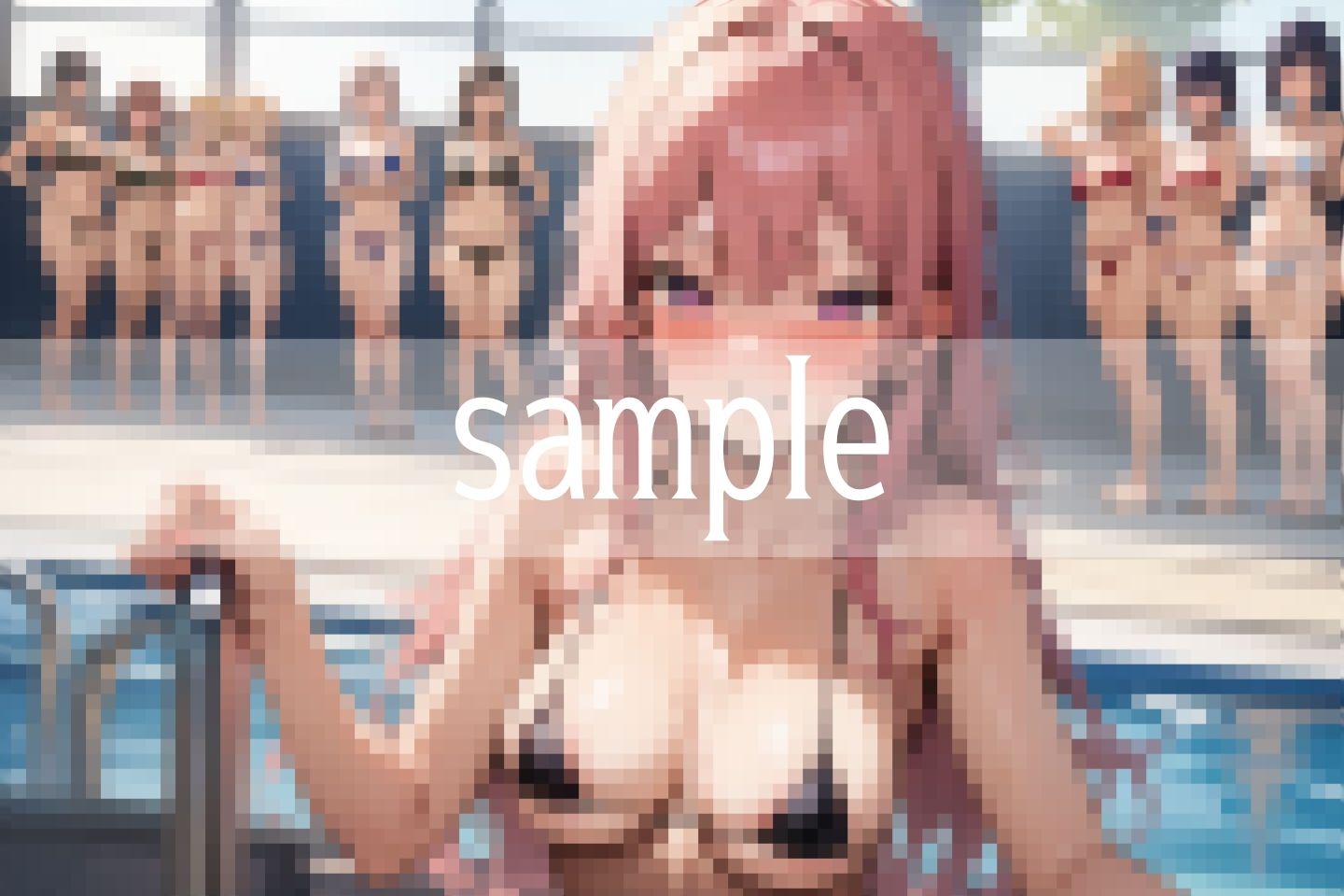 恥ずかしいです...面積が小さい水着コレクション - サンプル画像 2