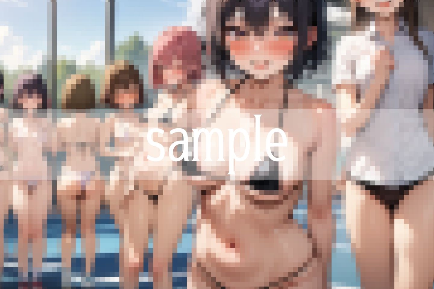 恥ずかしいです...面積が小さい水着コレクション - サンプル画像 3