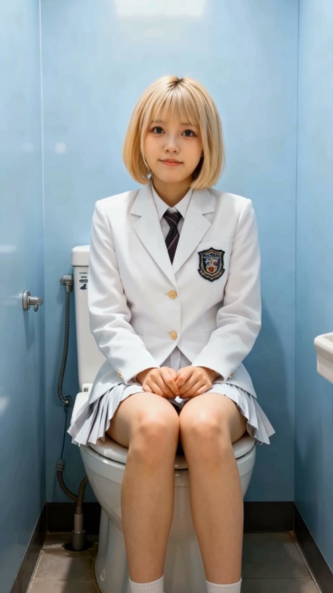 【Kokeru Girl】Kokeru女学院 校則その 1「おしっこcheck」 - サンプル画像 3