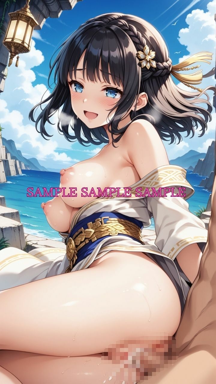 男女比1対10000の世界 ギリシャ女子とセックスし放題でちんぽが乾く暇もないヤリ放題ハーレムライフ！！ - サンプル画像 8