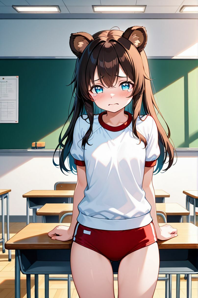 けもみみ体操服図鑑 - 発情した獣耳たちの放課後 - サンプル画像 1