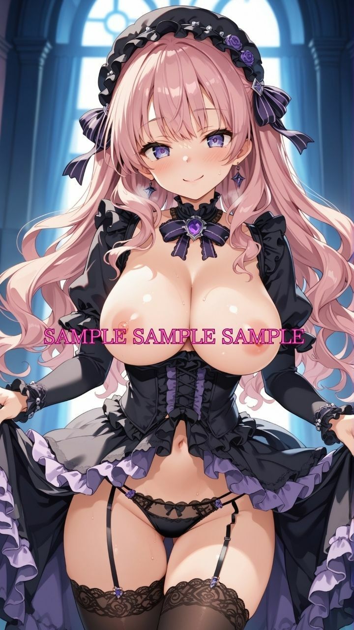 男女比1対10000の世界 ゴスロリ娘とセックスし放題でちんぽが乾く暇もないヤリ放題ハーレムライフ！！vol.3 - サンプル画像 4