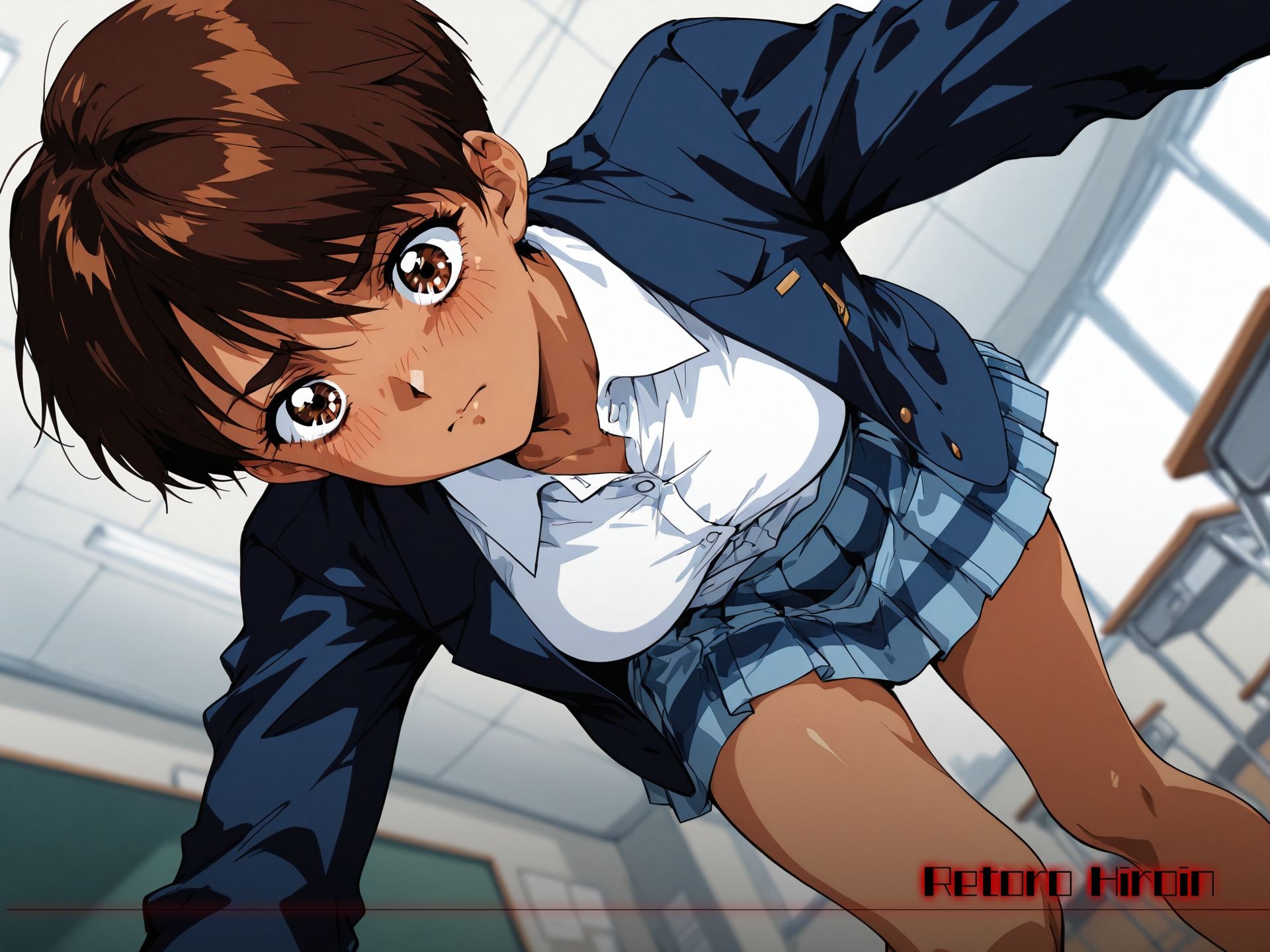 懐古姫々（レトロヒロインズ） -スーパ●リアル麻雀- 遠● みづき - サンプル画像 1