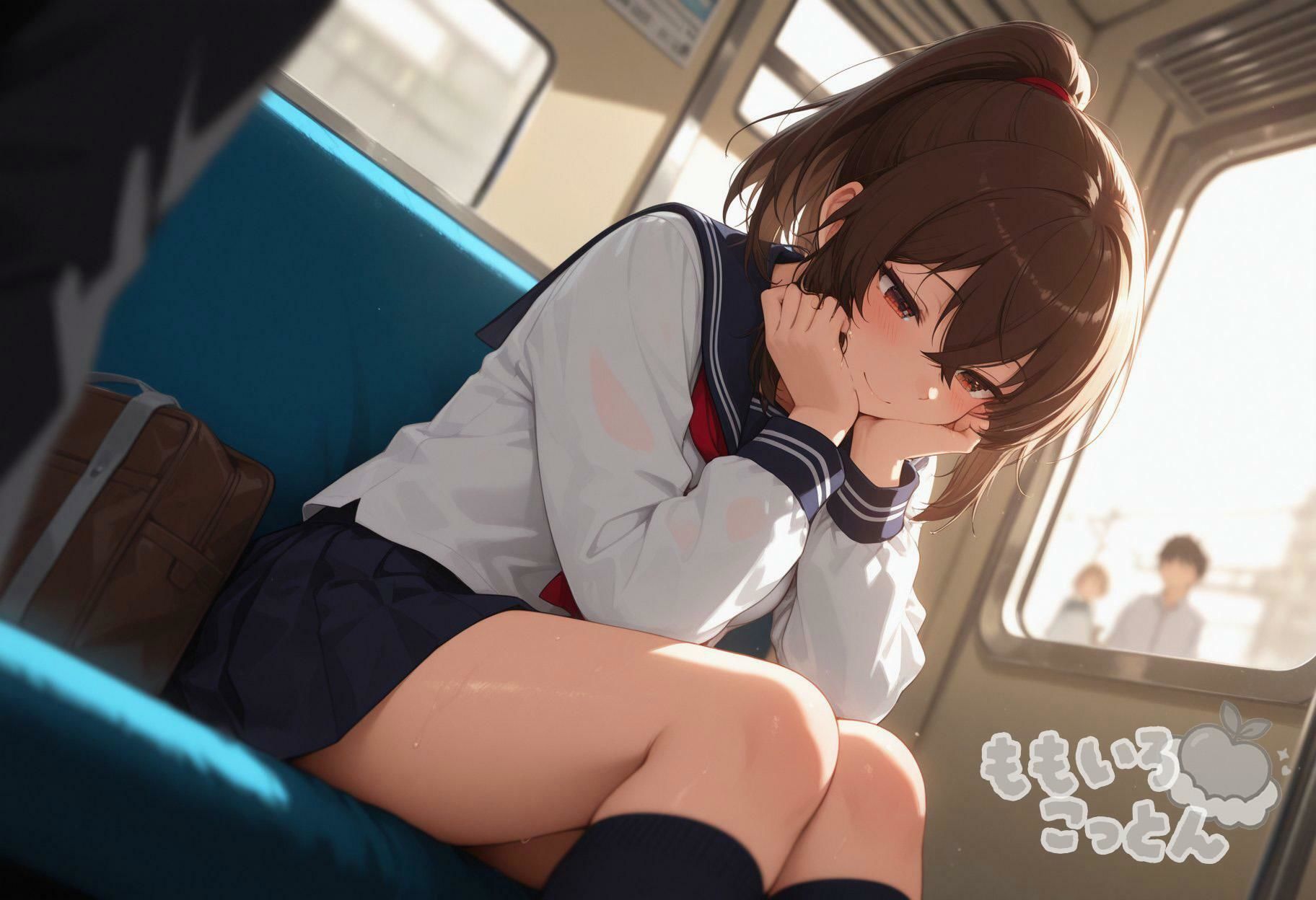 通勤快感線  -終電電車に揺られて- - サンプル画像 1