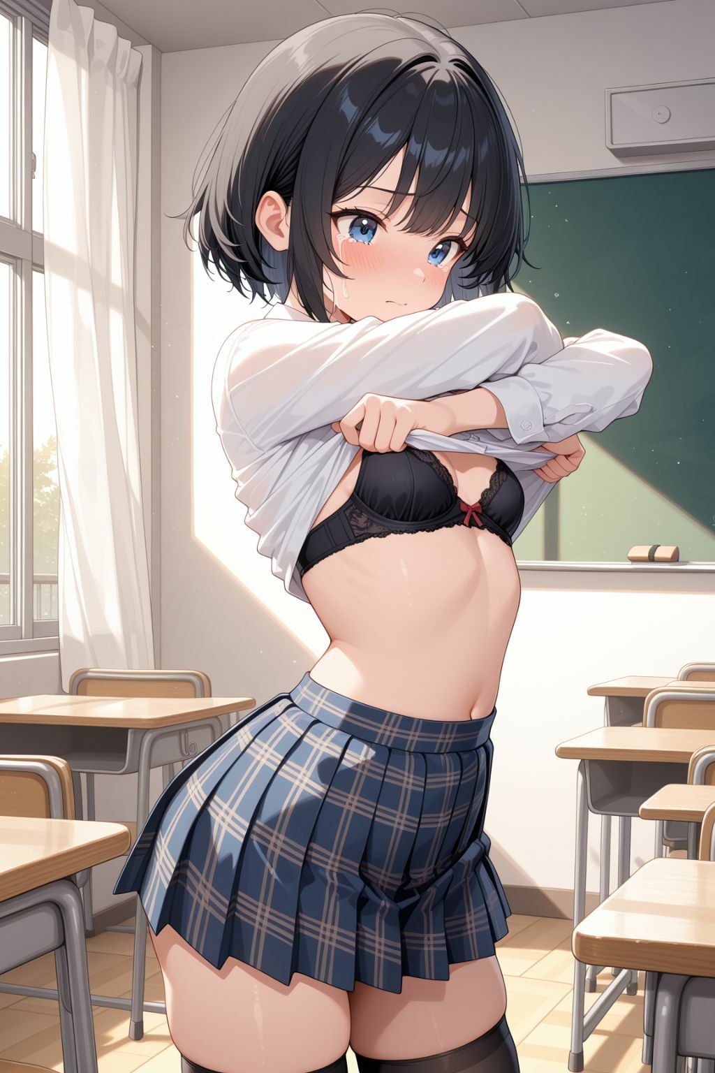 女子校生生ハメ日記 - サンプル画像 1