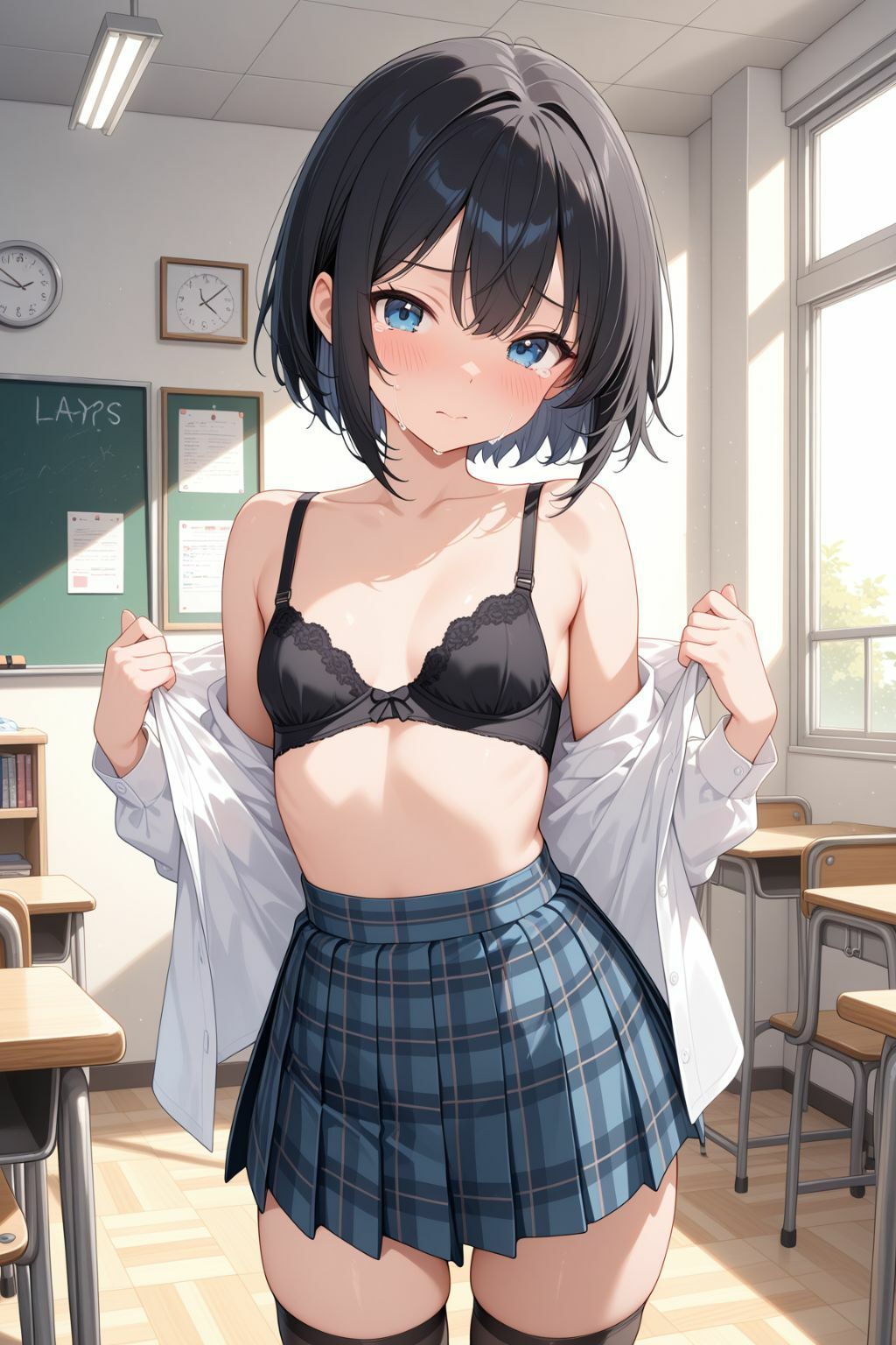 女子校生生ハメ日記 - サンプル画像 3