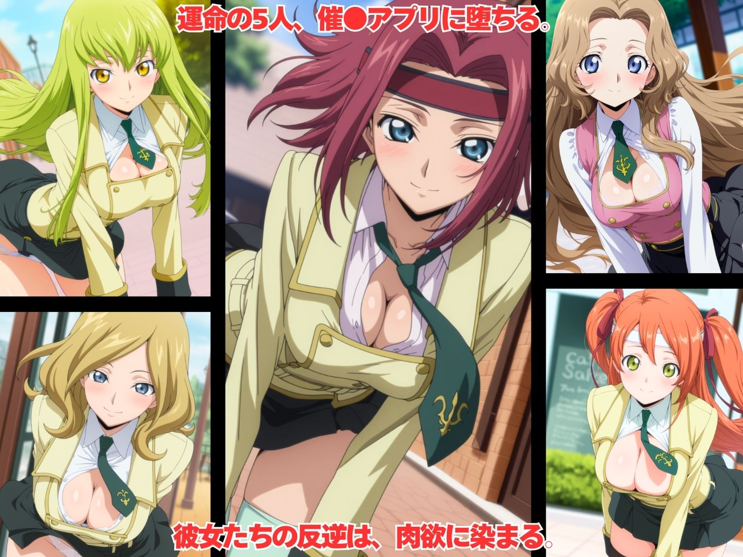 反逆のハーレム性奴●  〜ギアス以上の力。催◯アプリが世界を歪める。〜 - サンプル画像 1