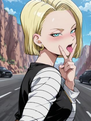 人造人間18号/ Android 18 - デニムスカート/ denim skirt - サンプル画像 3