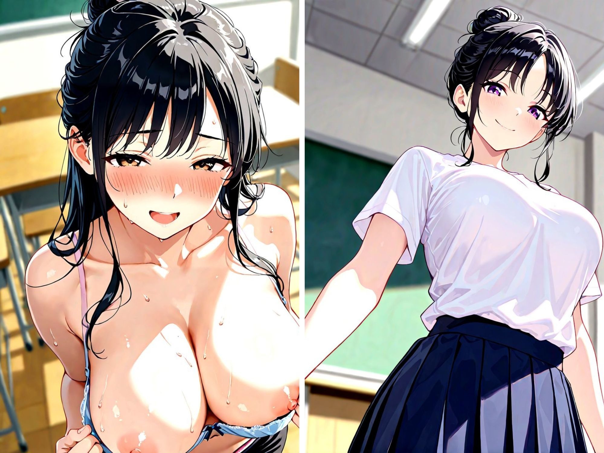 人妻学院でそのおっぱいは反則です - サンプル画像 3