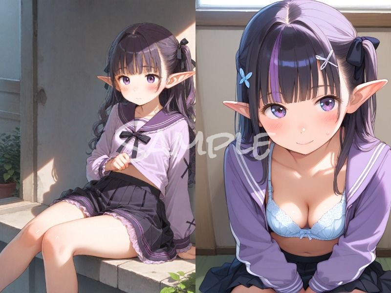 転送エルフ 第三章 デリヘル呼んだら地雷系エルフが来たんだが…本番不可呪いで「ボク消えちゃうよ？」淫獣退治聖棒お礼無限中出し孕ませ依存H - サンプル画像 1