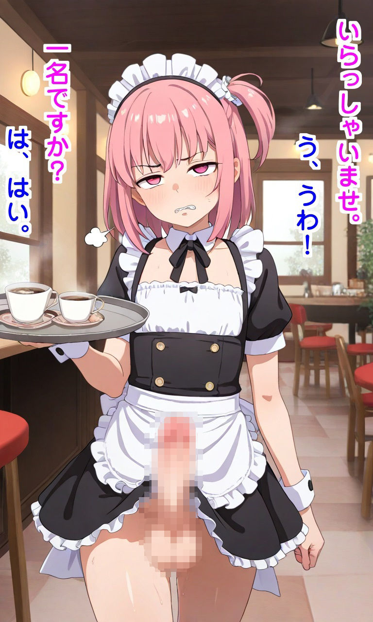 洗脳ふたなりメイド喫茶 - サンプル画像 5
