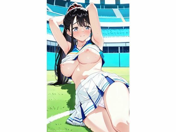 見せちゃいますチアガールの 秘密の瞬間 - サンプル画像 4