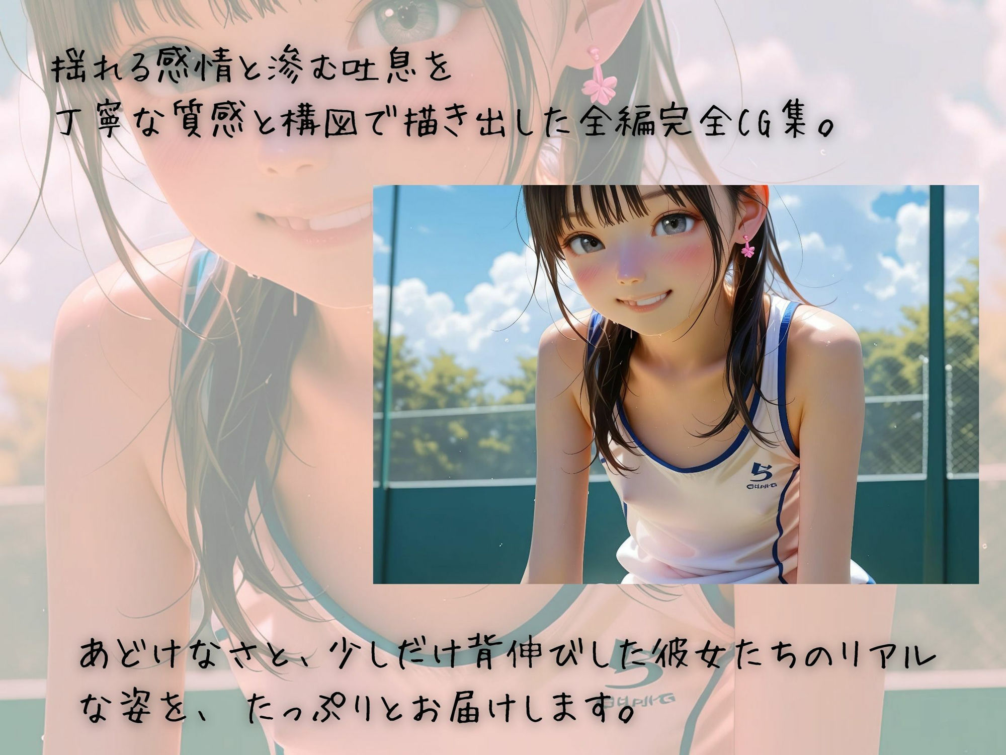 放課後リアル＃10〜コートの裏で滲む汗、溶ける吐息〜 - サンプル画像 3