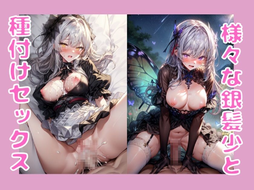 銀髪少女とのセックス総集編3 - サンプル画像 1