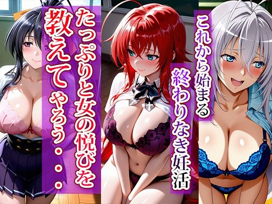 全員強●妊娠オナペット学園〜ハ〇スクールD×D編〜 - サンプル画像 1