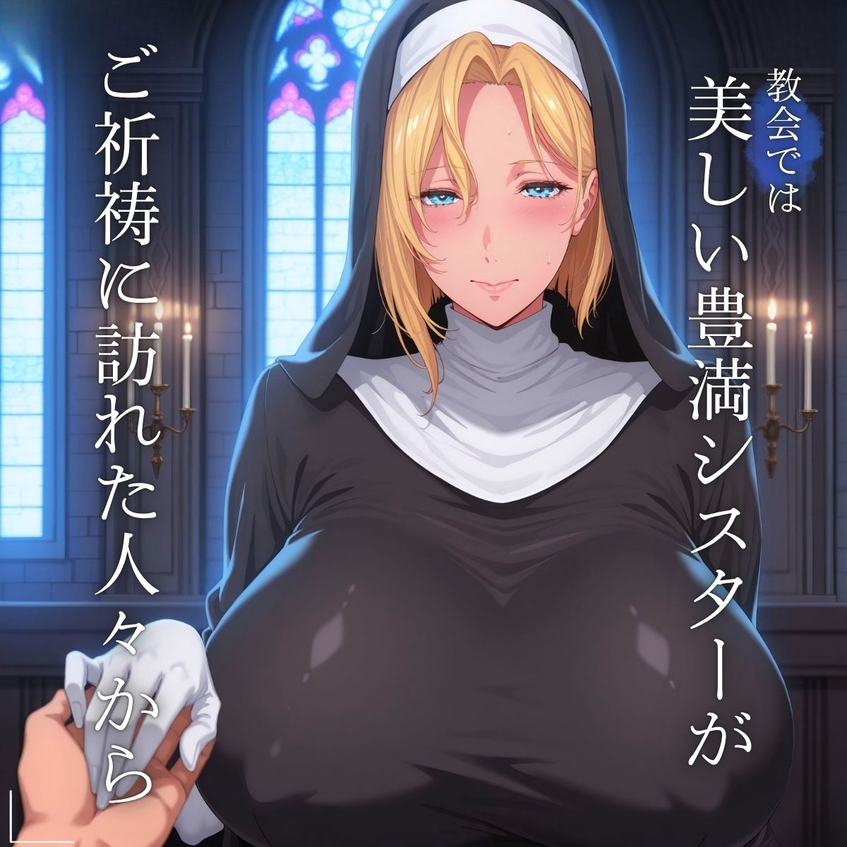 電車内で教会ですぐ脱ぐ修道女 〜2桁中出し〜 - サンプル画像 1