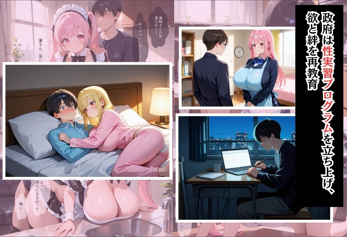 性実習プログラムーセックスが義務教育になった話〜メイドとOLの競争愛編〜 - サンプル画像 2
