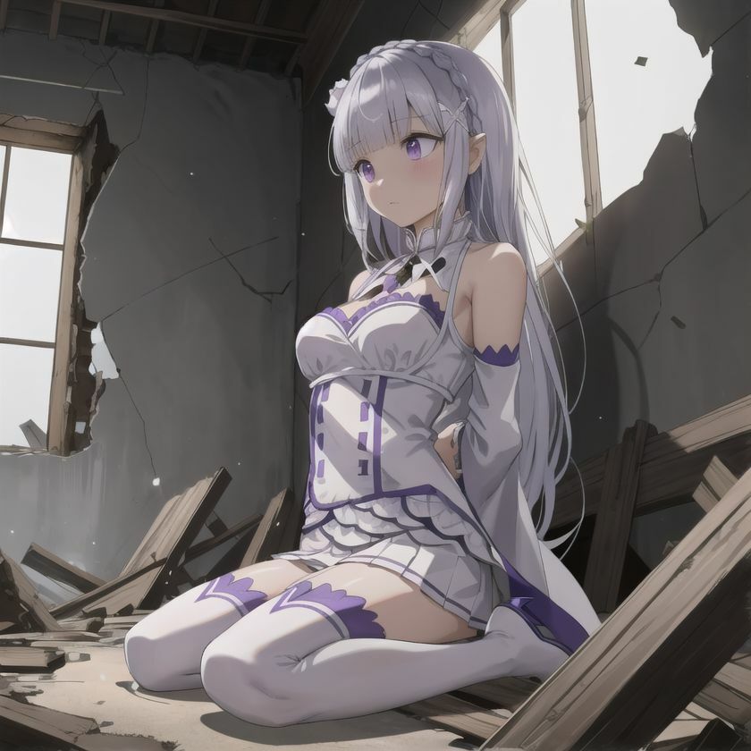 犯●れたヒロイン  エミリア - サンプル画像 2