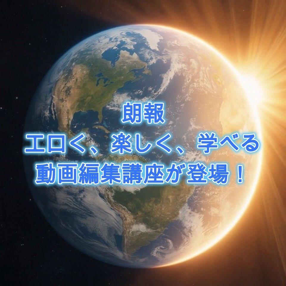 エロいおっさんが楽しく学ぶ動画編集 1 - サンプル画像 1
