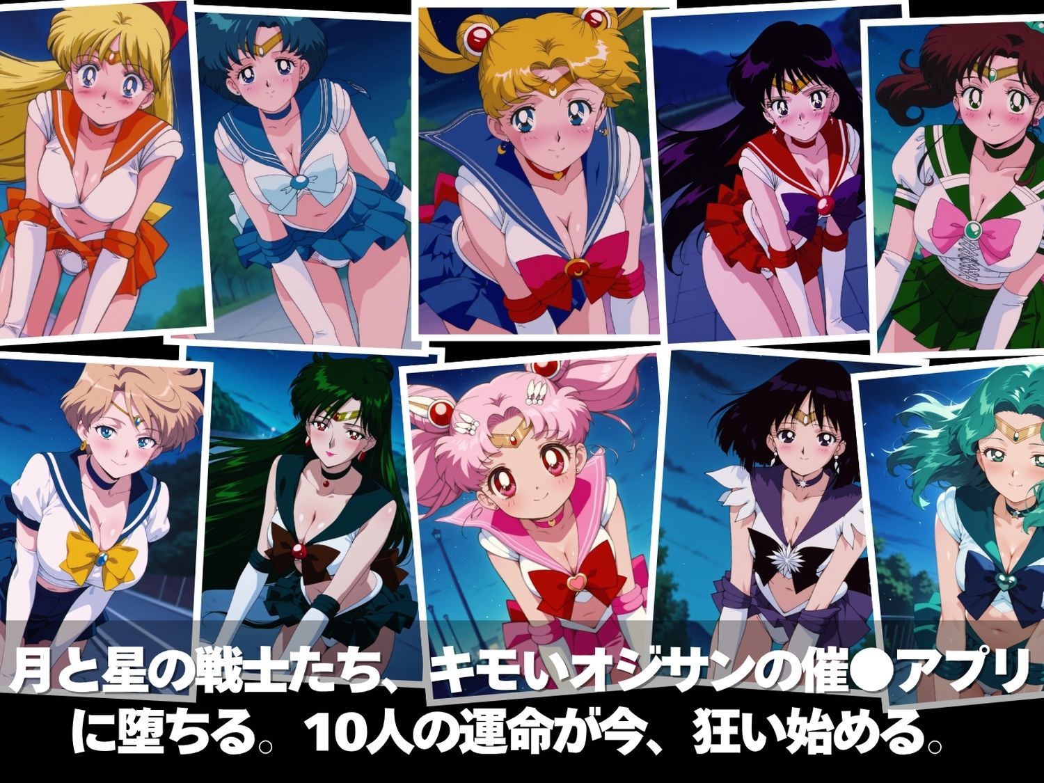 キモ男の逆襲。孕ませ完全征服！全員ペット化計画。月が導き、子宮が堕ちる。  〜セーラーム●ン編〜 - サンプル画像 1