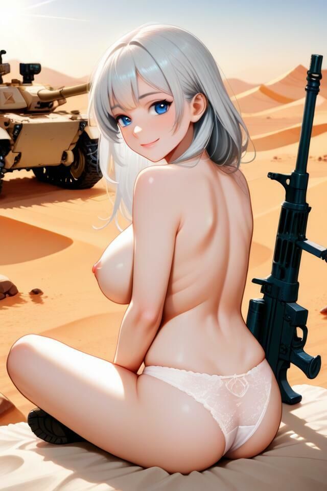 きっと見つかるあなたの1枚 砂漠の巨乳美女兵士 - サンプル画像 8