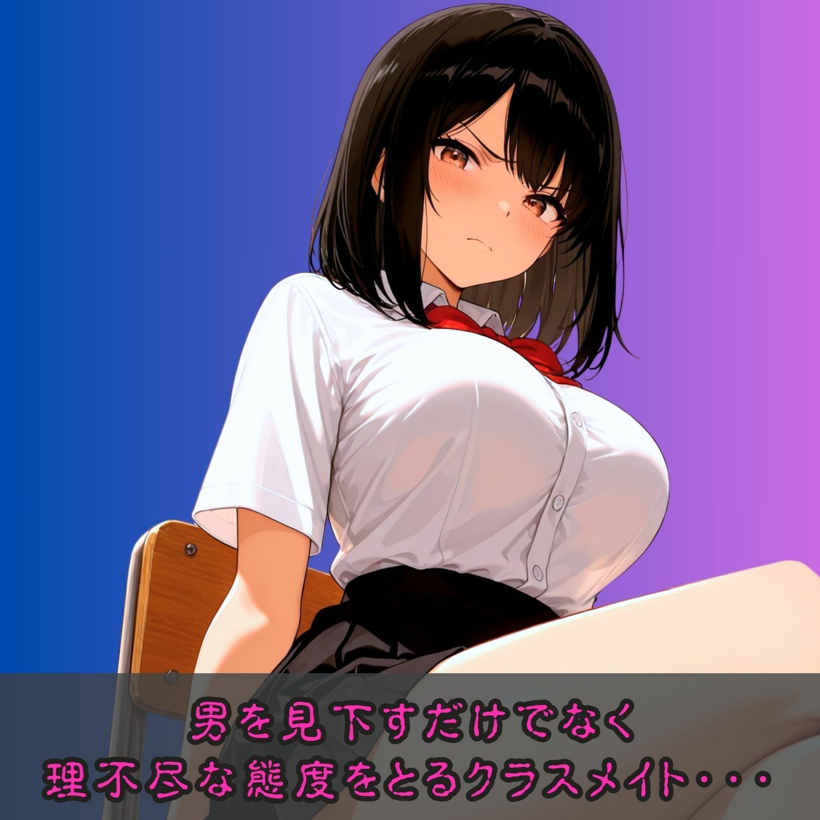 女子校生催●服従〜男を見下すクラスメイトに正義の鉄槌〜 - サンプル画像 2