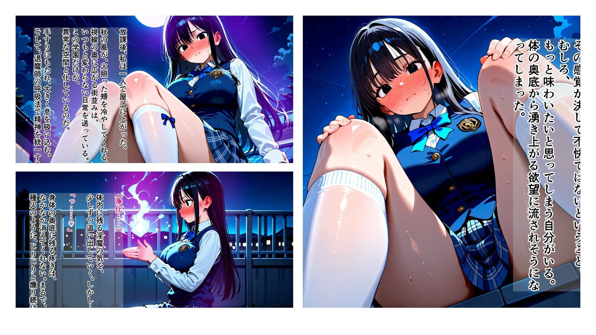 退魔師衣里の潜入任務〜淫魔に支配された女学園と失踪事件の真相〜Part.1 - サンプル画像 10