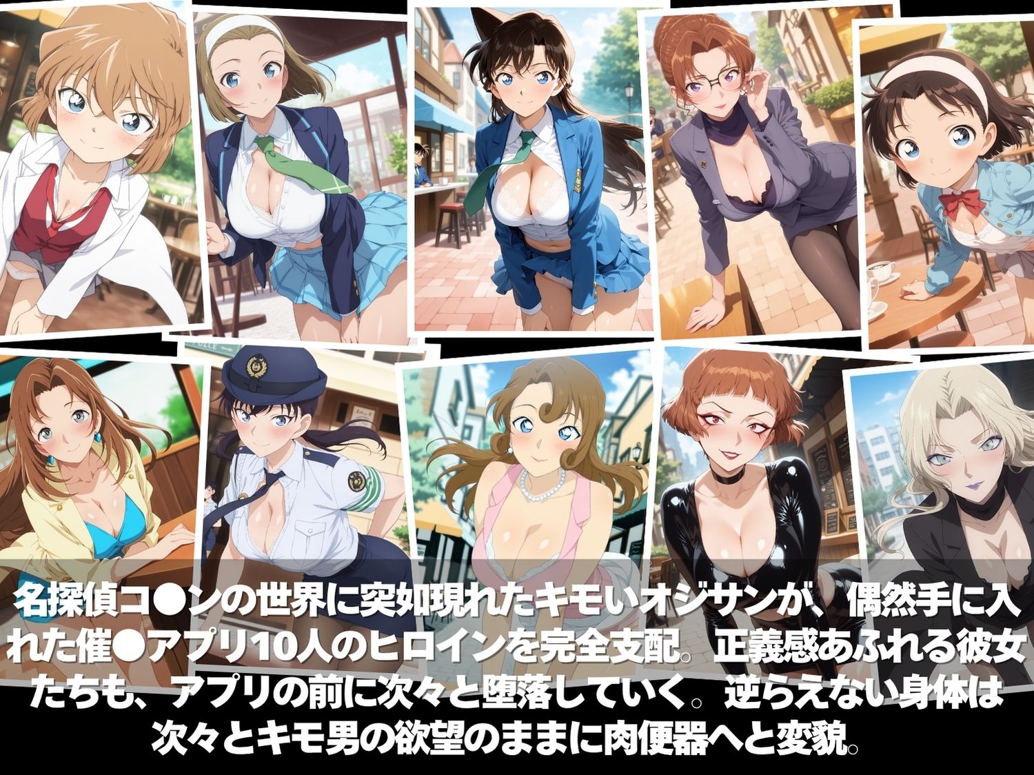 キモ男の逆襲。孕ませ完全征服！全員ペット化計画。黒の組織も驚く、完全支配。  〜名探偵コ●ン編〜 - サンプル画像 1