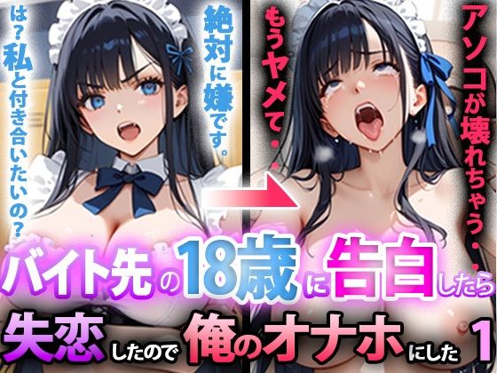 バイト先の18歳に告白したら、失恋したので俺のオナホにした話 前編