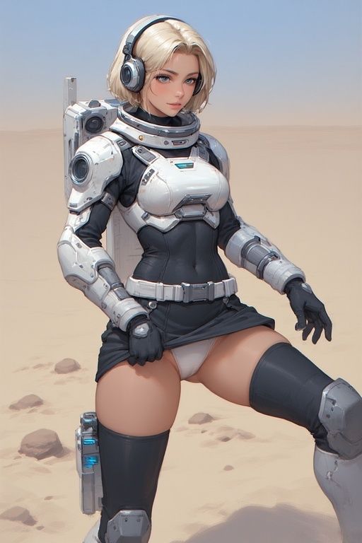 女性宇宙パイロット火星触手遭遇撃退パンチラ画像集 - サンプル画像 1