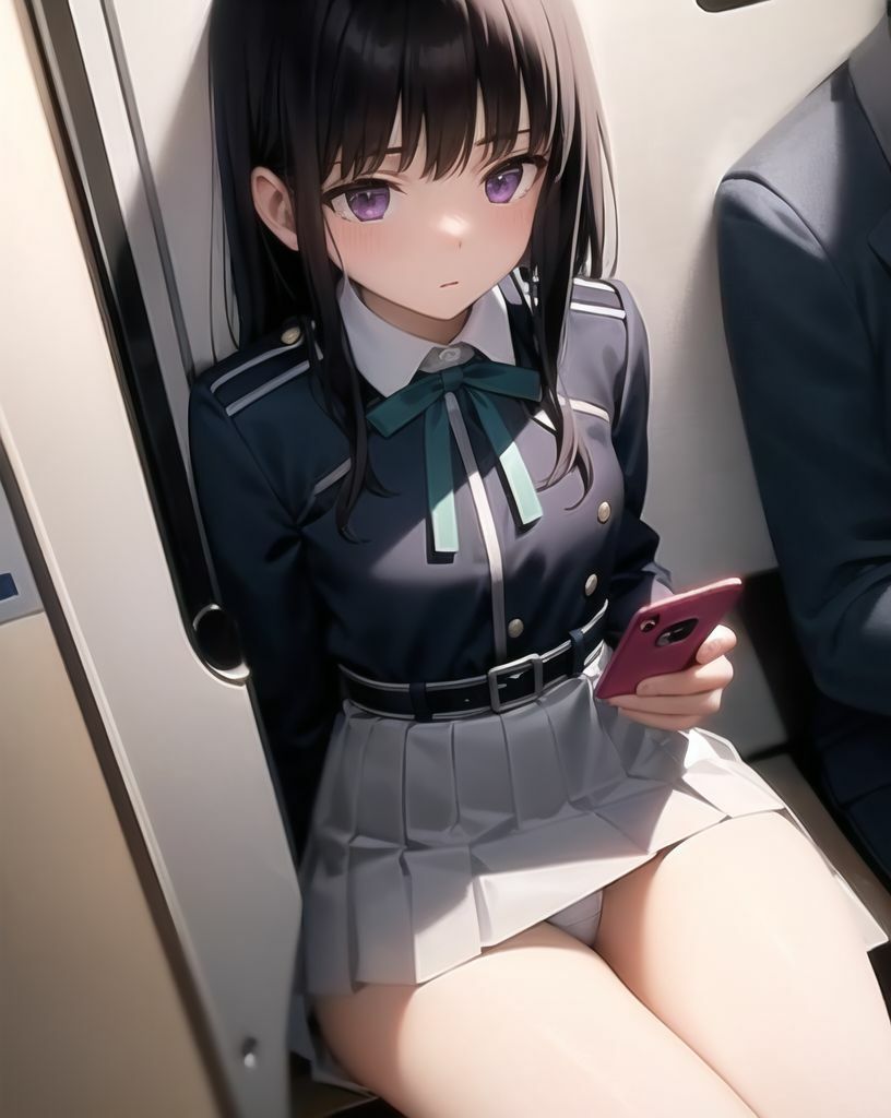 たきなの痴●電車 - サンプル画像 2