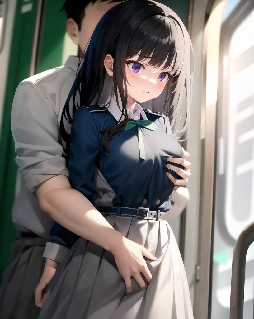 たきなの痴●電車 - サンプル画像 4