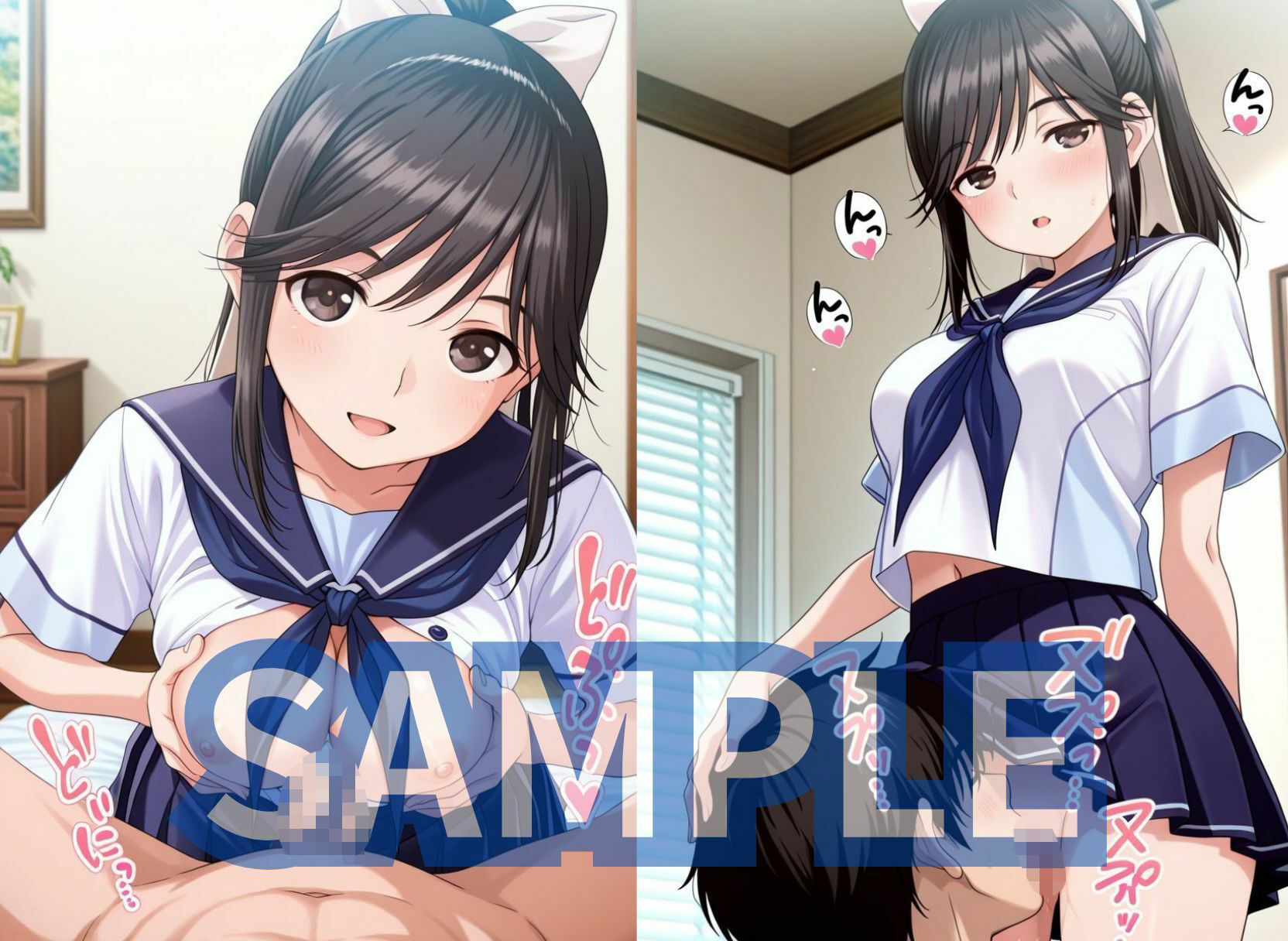 ラブプラ○の彼女3人とただエッチするだけ - サンプル画像 2