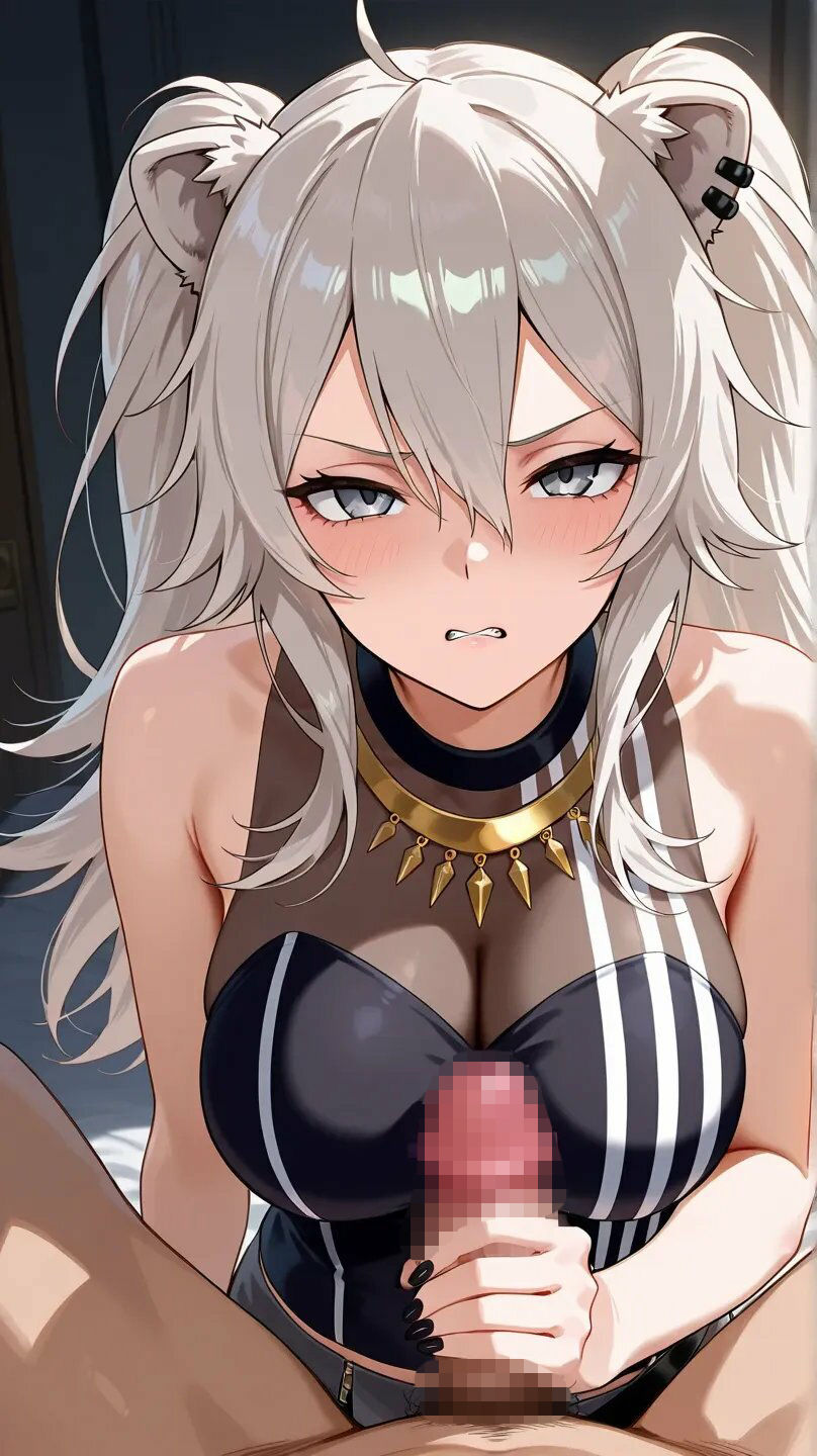 獅〇ぼたんに嫌々抜いてもらうCG集 - サンプル画像 6